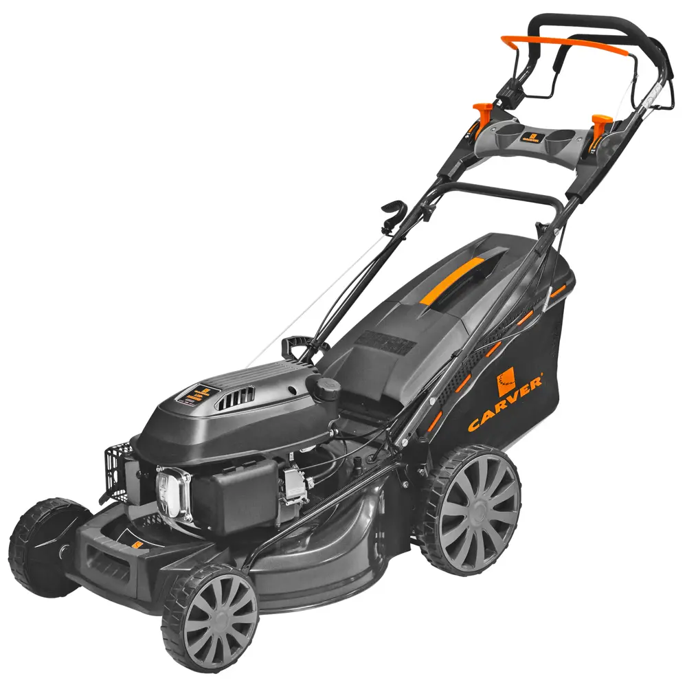 Газонокосилка бензиновая самоходная Carver LMG-3653DMS 4.9 л.с. 52.5 см STLM-2159630