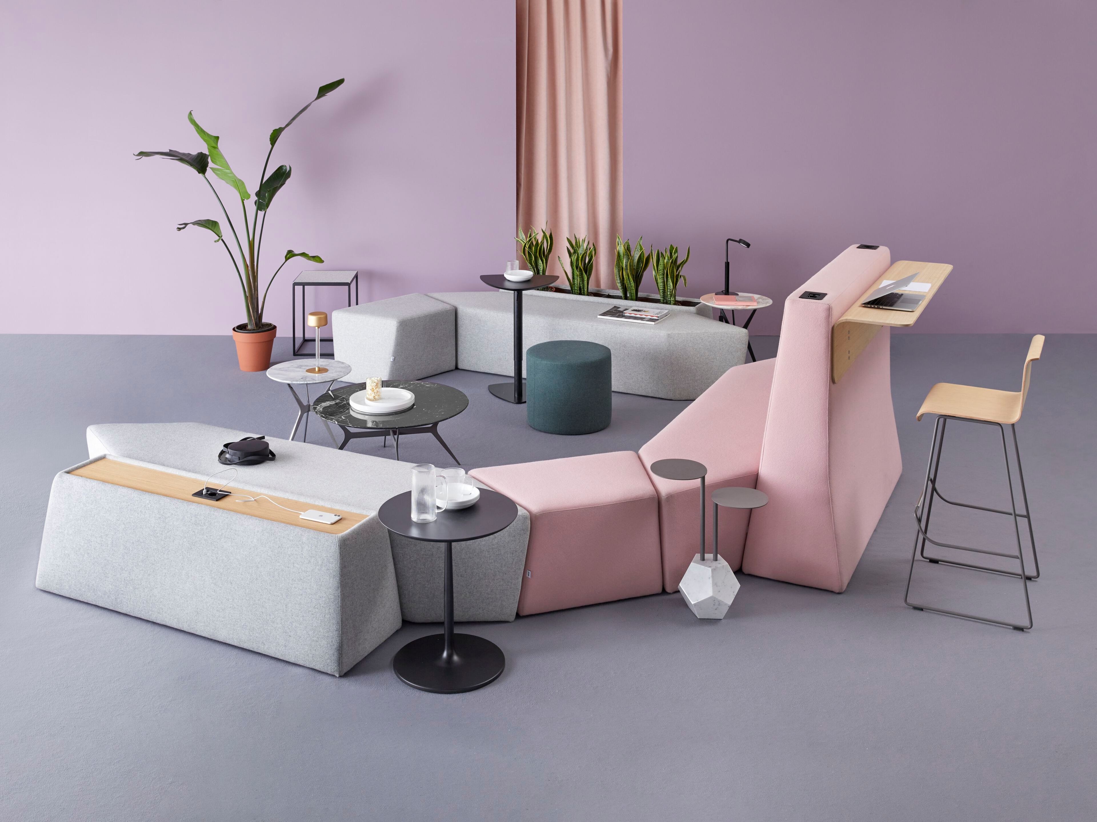 Скамейка из ткани SITIA Rocks ARCH-00099714 - Вид №2