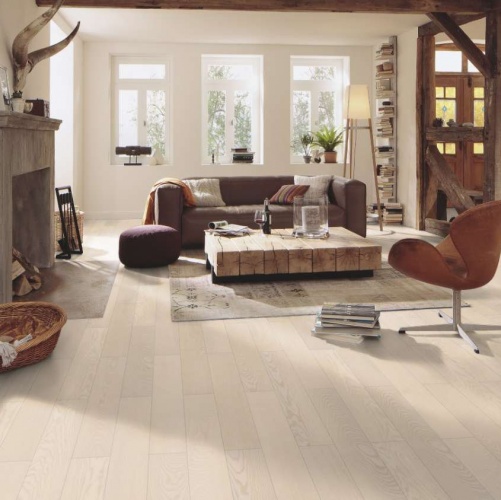 Паркетная доска Meister PS 300 Белый Гармония 8228 Ясень Натур (Гладкая) 1187х142 мм 2300200098 - Вид №6