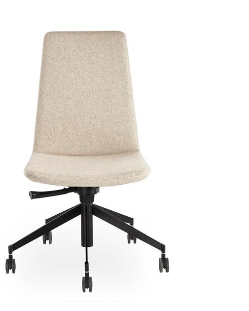 B&T Design Офисное кресло из ткани с 5 спицами на колесиках Zone sun-id-1471234 - Вид №1