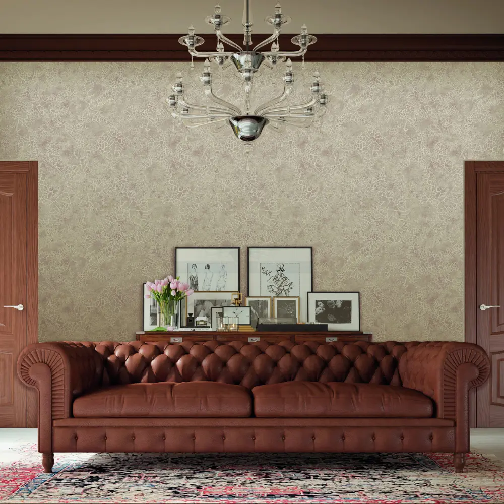 Обои флизелиновые Erismann Shiny 2 бежевые 1.06 м 3016-3 STLM-2068585 - Вид №2