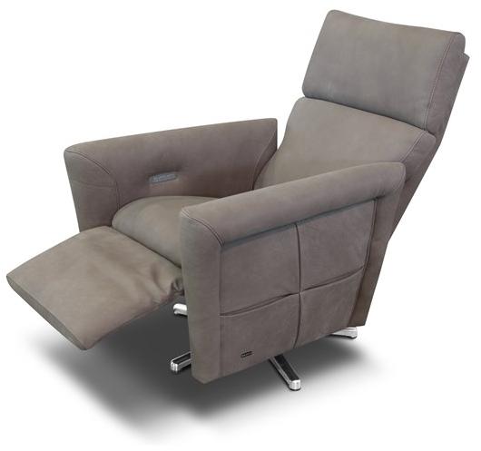 Rossini Sofas Кожаное кресло-реклайнер с подлокотниками sun-id-1425347 - Вид №9