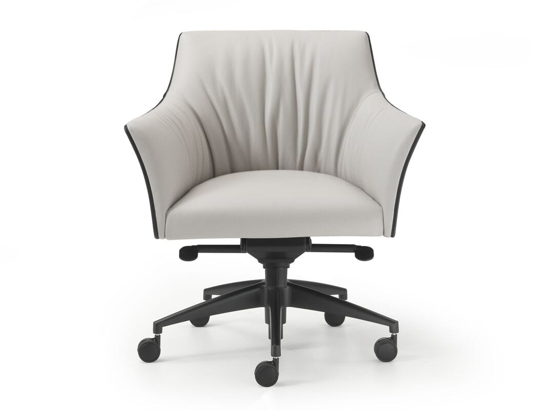 Кожаное вращающееся офисное кресло с колесами i 4 Mariani седло ARCH-00027594 - Вид №1