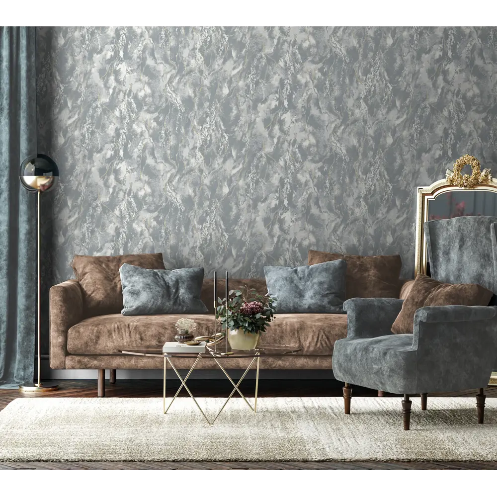 Обои флизелиновые WallSecret Botticelli серые 1.06 м 8639-19 STLM-2015809 - Вид №2