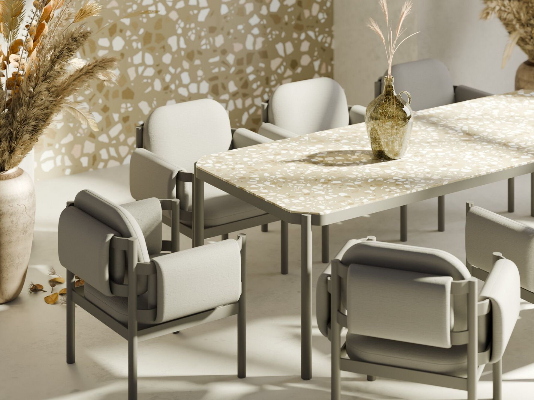 Алюминиевый прямоугольный садовый стол Joyf Tropic ARCH-00132622 - Вид №4