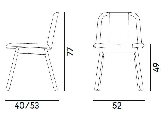 Мягкий стул из бука Billiani хиппи ARCH-00079453 - Вид №5