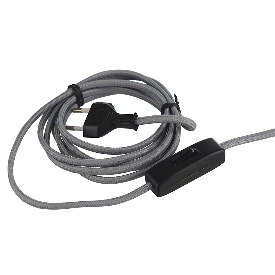 2509_360011 Лампа настольная lyss, 50х25хD18 см, светло-серая матовая Frandsen  - Вид №1