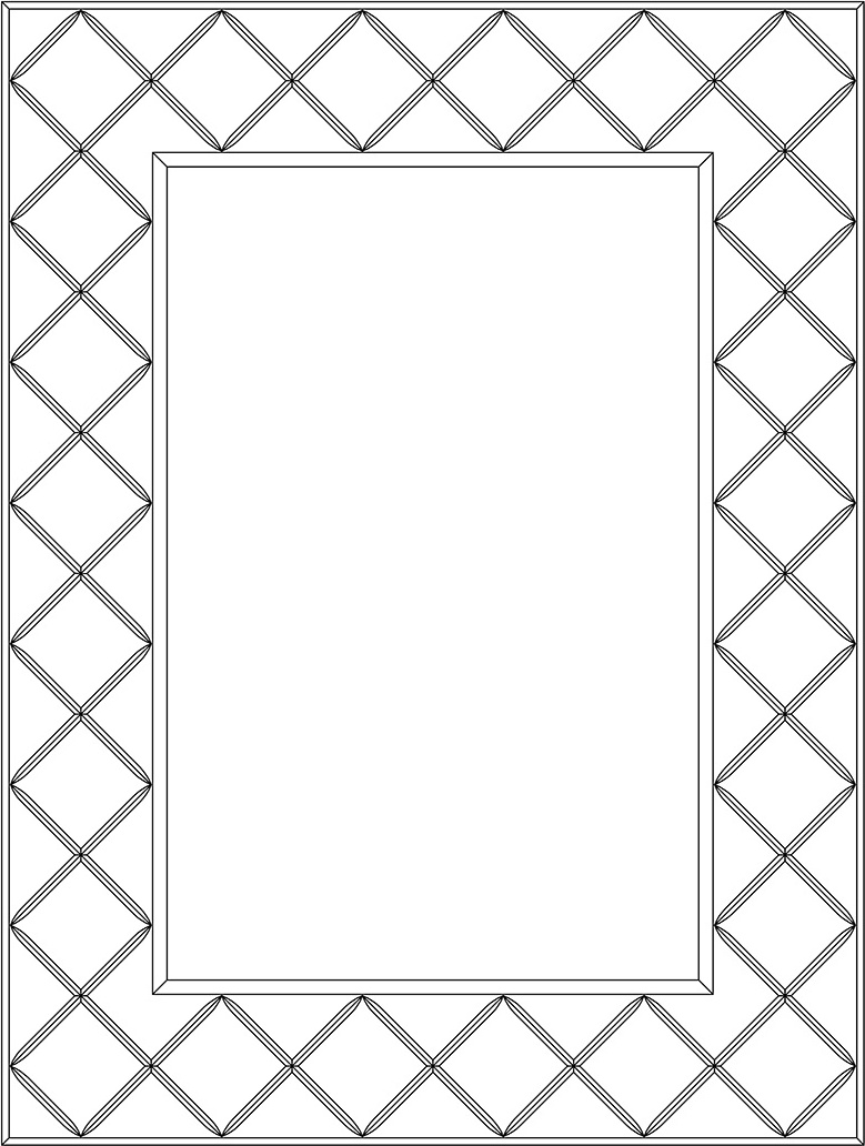 BY 5002 Зеркало с гравировкой EVOFORM Florentina - Вид №1