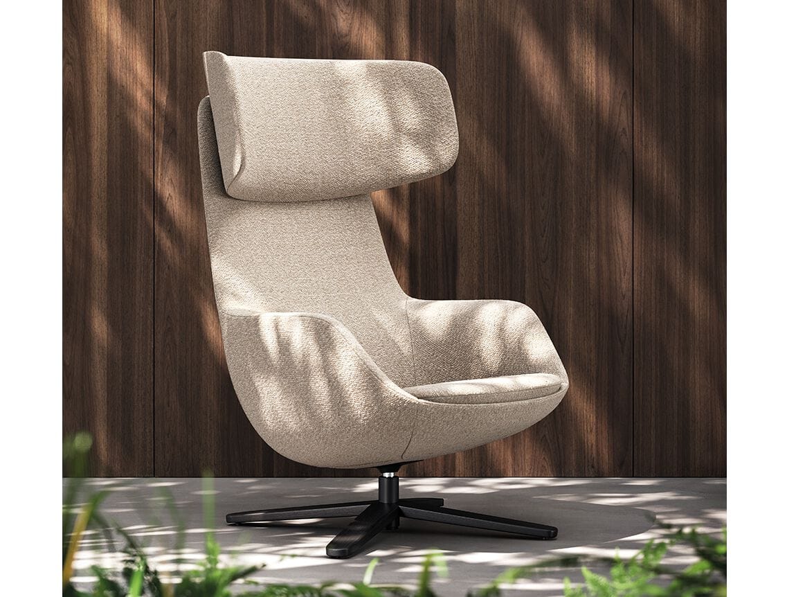 Вращающееся кресло с высокой спинкой FREZZA Radar Lounge ARCH-00064849 - Вид №1