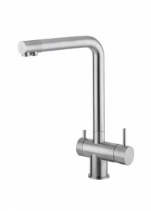 Idealaqua Inox. 383. Смеситель для кухонной мойки. Quadrodesign