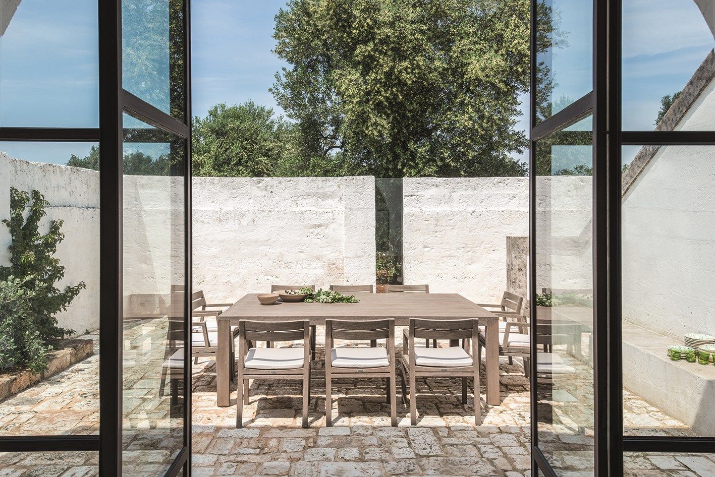 Деревянный прямоугольный садовый стол Ethimo Costes ARCH-00075532 - Вид №1