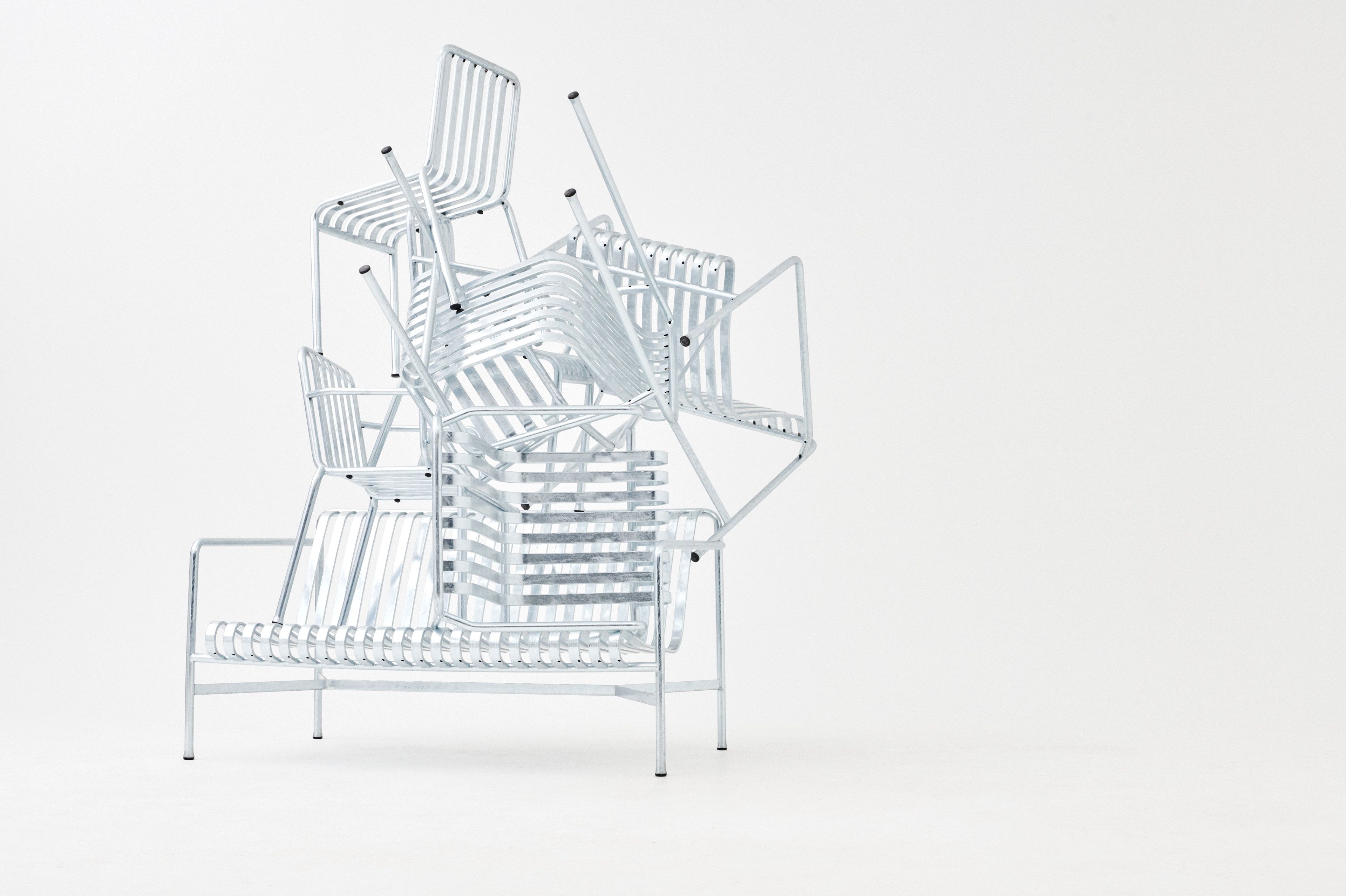 Стальная садовая скамейка Hay Палисад ARCH-00068689 - Вид №15