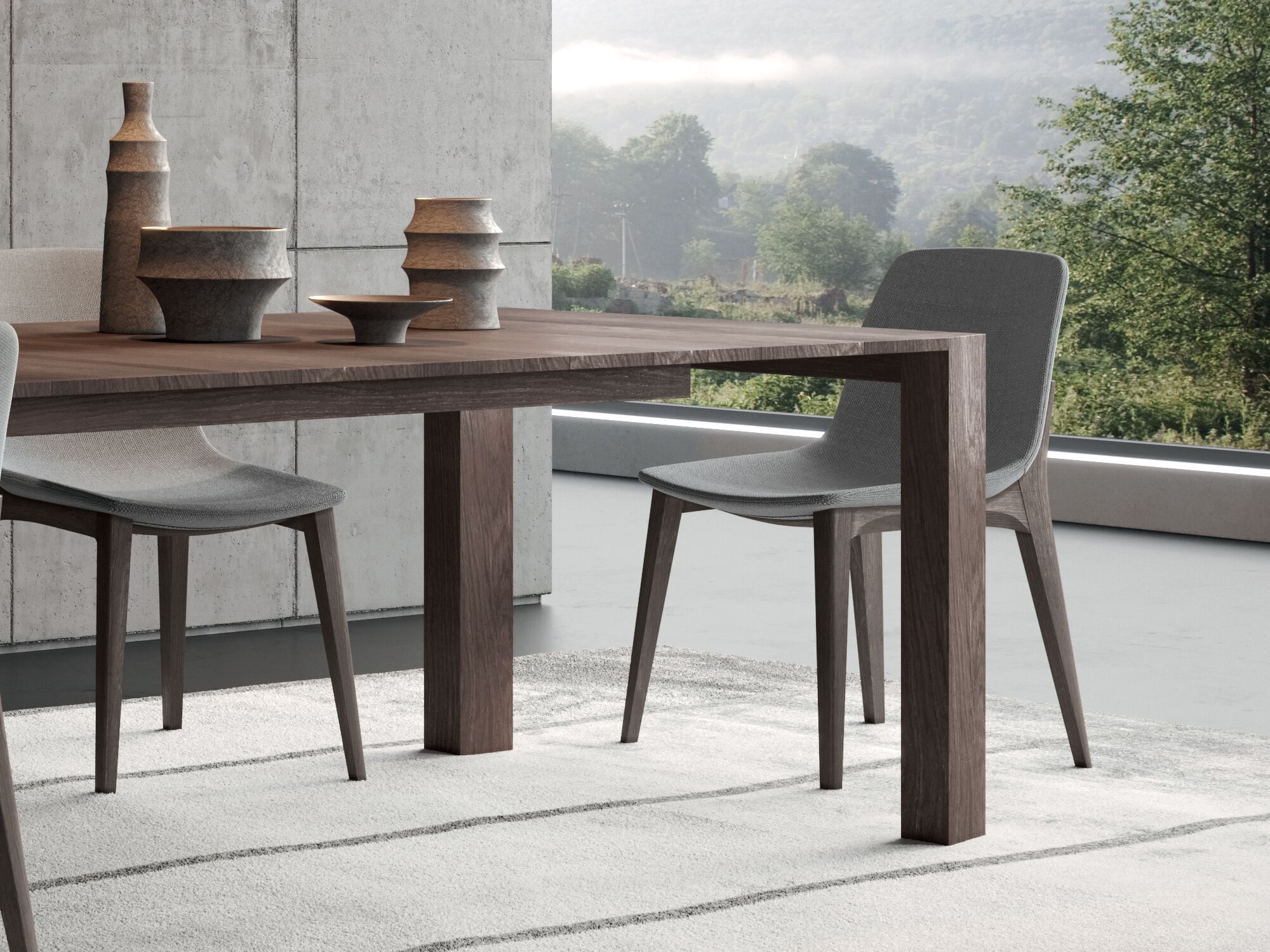 Кожаный мягкий стул Kico Living Complements ARCH-00032645 - Вид №3