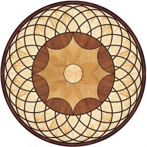 Художественный паркет Da Vinci Розетка 26-217 Дуб Селект (Гладкая) х1000диаметр мм.