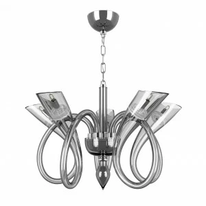 Люстра дизайнерская Injuresbspride хром серая 892067 LIGHTSTAR ДИЗАЙНЕРСКИЕ, STELLA 056310 Хром