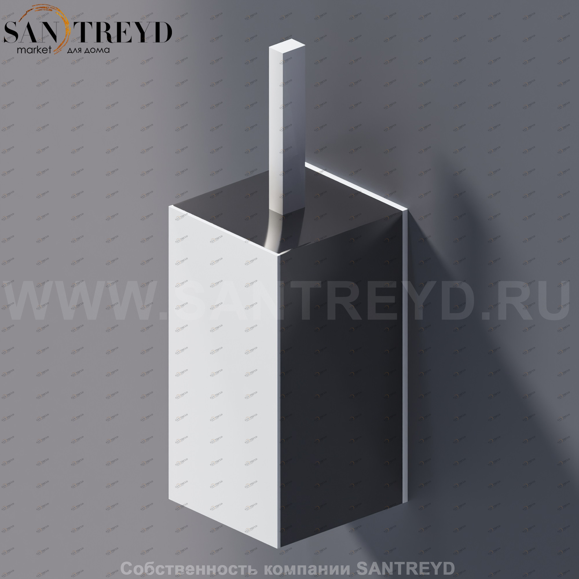 Agape PORTO Туалетный ёрш настенный хромированный APOR0572