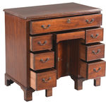 SOR27578 Стол из красного дерева с отверстием для колена ijlbrown  - Вид №8