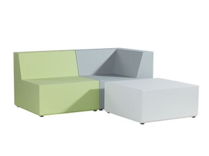 Модульный диван с пенопластовым покрытием