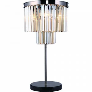 Настольная лампа Divinare Nova Cognac 3002/06 TL-3 DIVINARE ИНТЕРЬЕРНЫЕ 080483 Прозрачный;хром