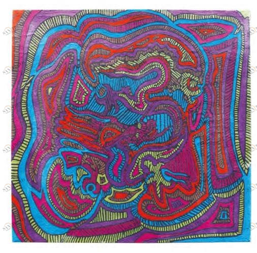 HC28 Cosmo Ковер из шерсти ручной работы с рисунком  R1 