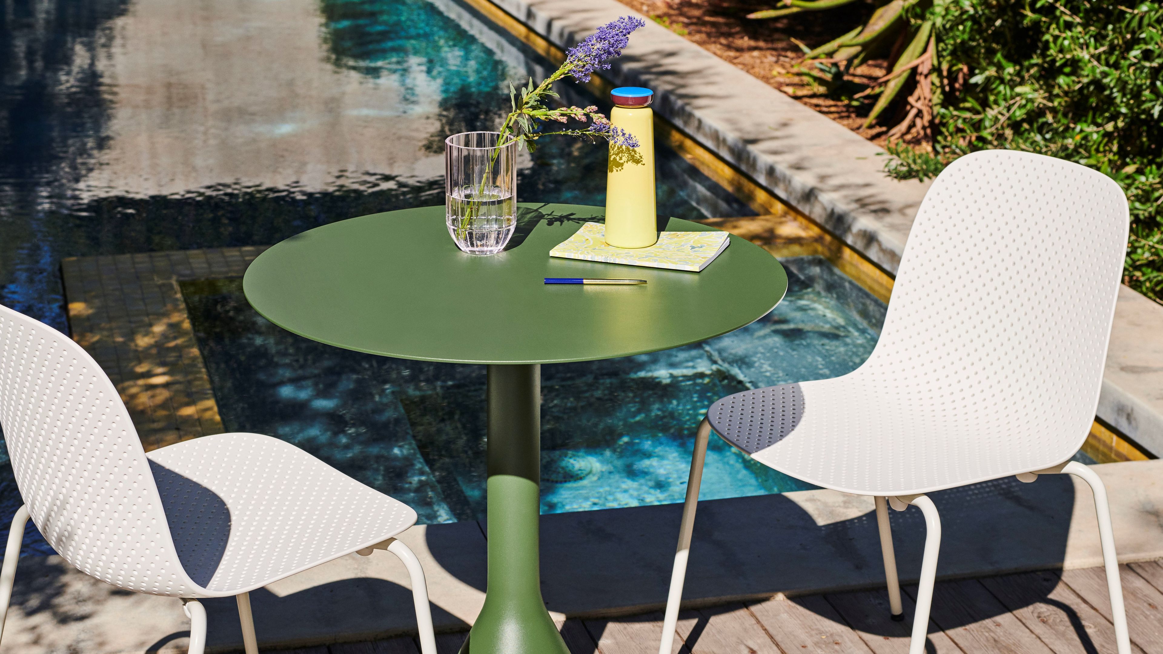 Стальной круглый садовый стол Hay Палисад ARCH-00035575 - Вид №11