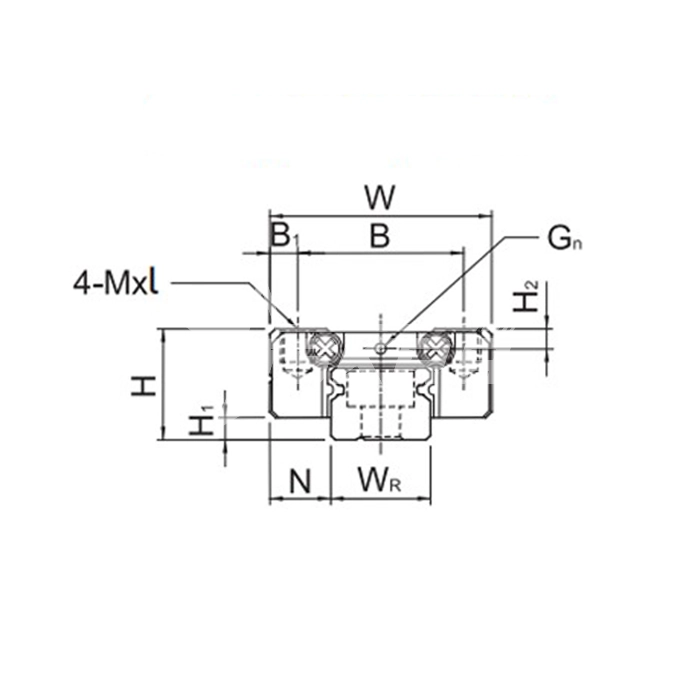 IS541 Каретка MGN9CZ0H ISKRA  - Вид №1