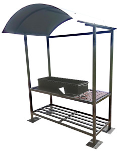 14024 КАМПОС Ssmall, беседка мангальная LAB.Space