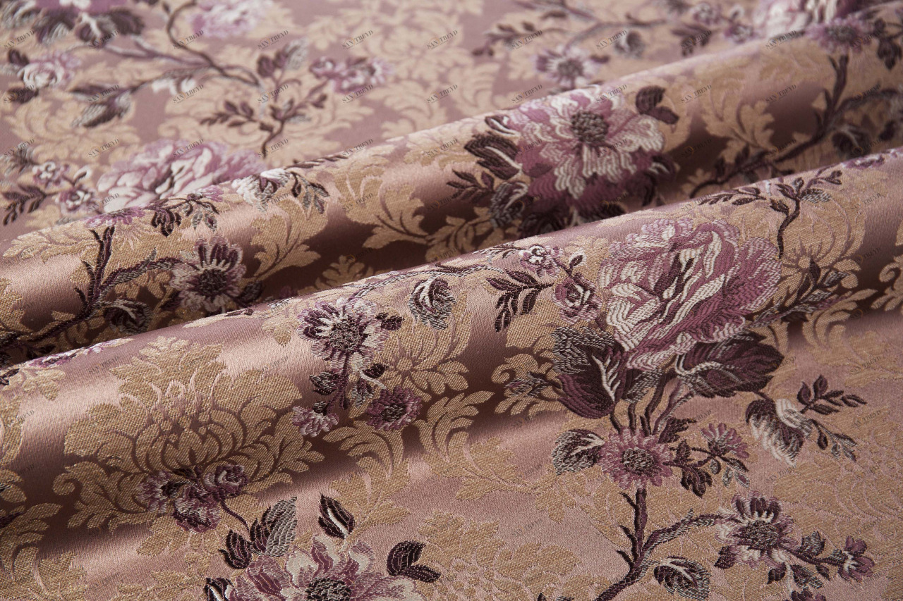 COLORISTICA Francheska classic col.04 Ткань мебельная  Жаккард  Francheska Розовый 