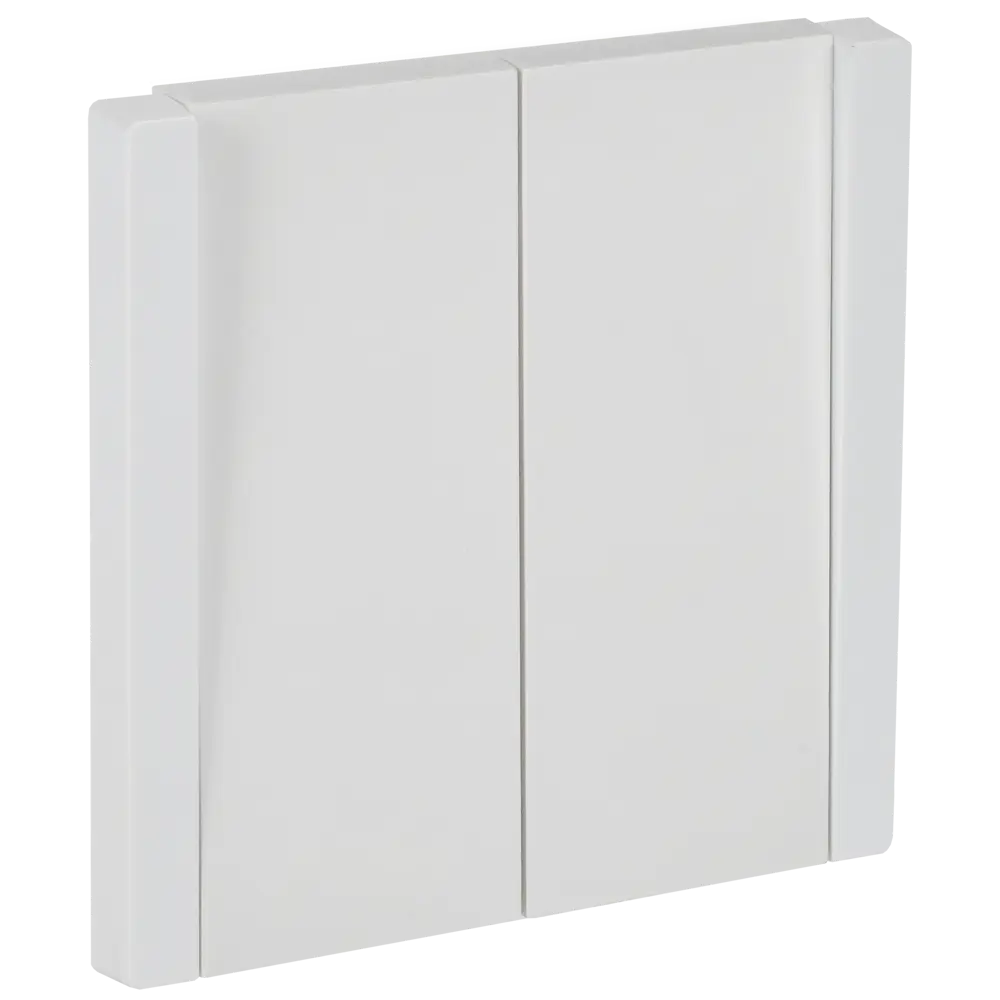 Выключатель накладной IEK Forte&Piano 2-клавишный белый 89435977 STLM-1566712