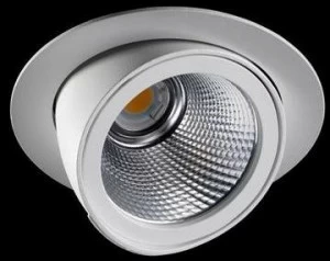 LUNOO Встраиваемый круглый светодиодный точечный светильник из алюминия с порошковым покрытием