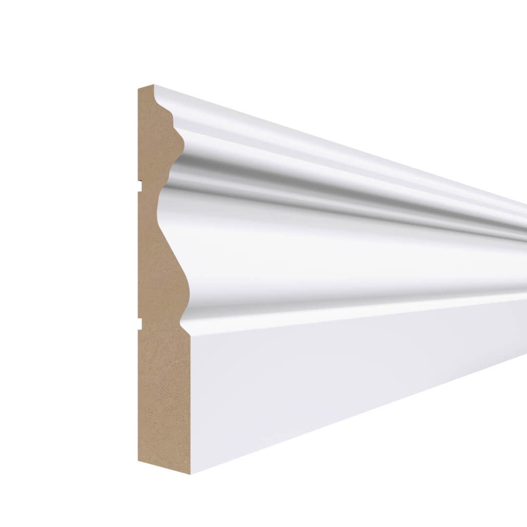 Наличник МДФ Stella Белый 90R 2200*90*16мм (упак. 5шт) Standart STSR-937