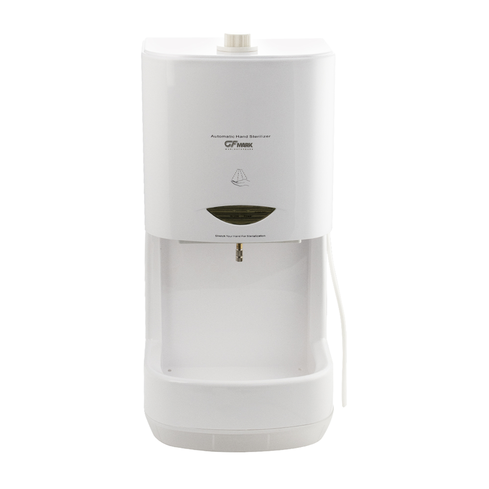 GFmark - Дозатор сенсорный с ПОДСТАВКОЙ, ДЕЗИНФЕКЦИЯ, белый, пластик АБС, 2000 мл, код: 6343  - Вид №1