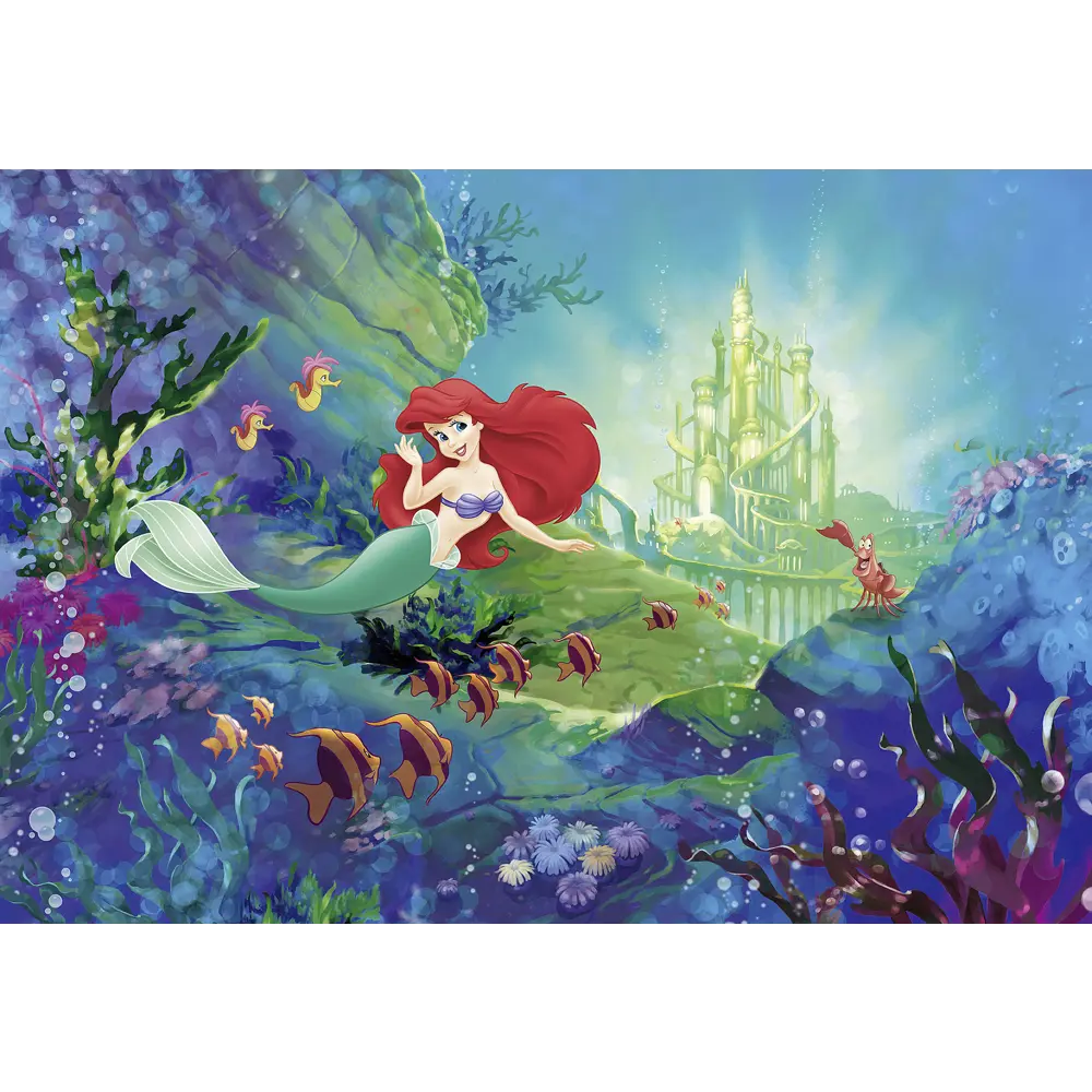 Фотообои «Замок Ариэль» бумажные 368x254 см 8-4021 Komar Disney/Marvel/Star Wars STLM-2206803