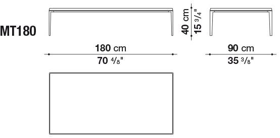 B&B Italia Прямоугольный журнальный столик из массива дерева Michel sun-id-1471965 - Вид №9