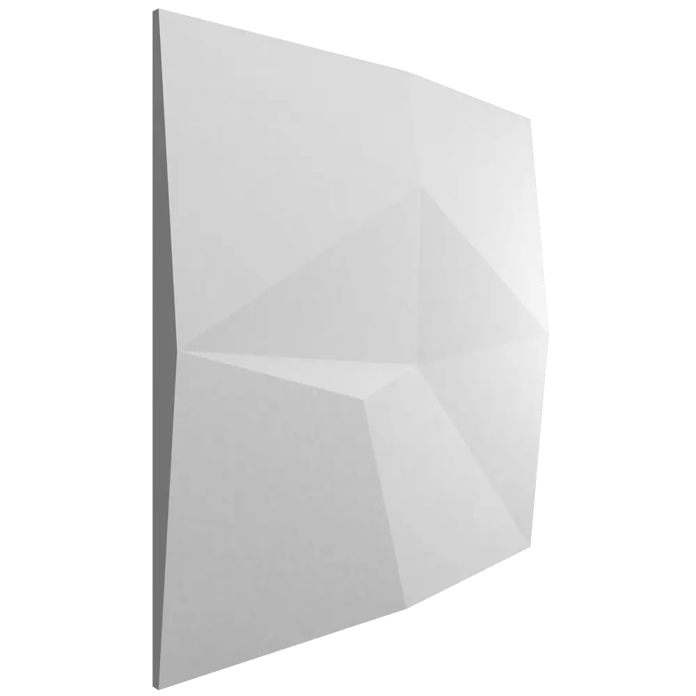 Панель 3D пластиковая Bello Deco СП 16 500x500 мм 0.25 м² белый STLM-2051291 - Вид №2