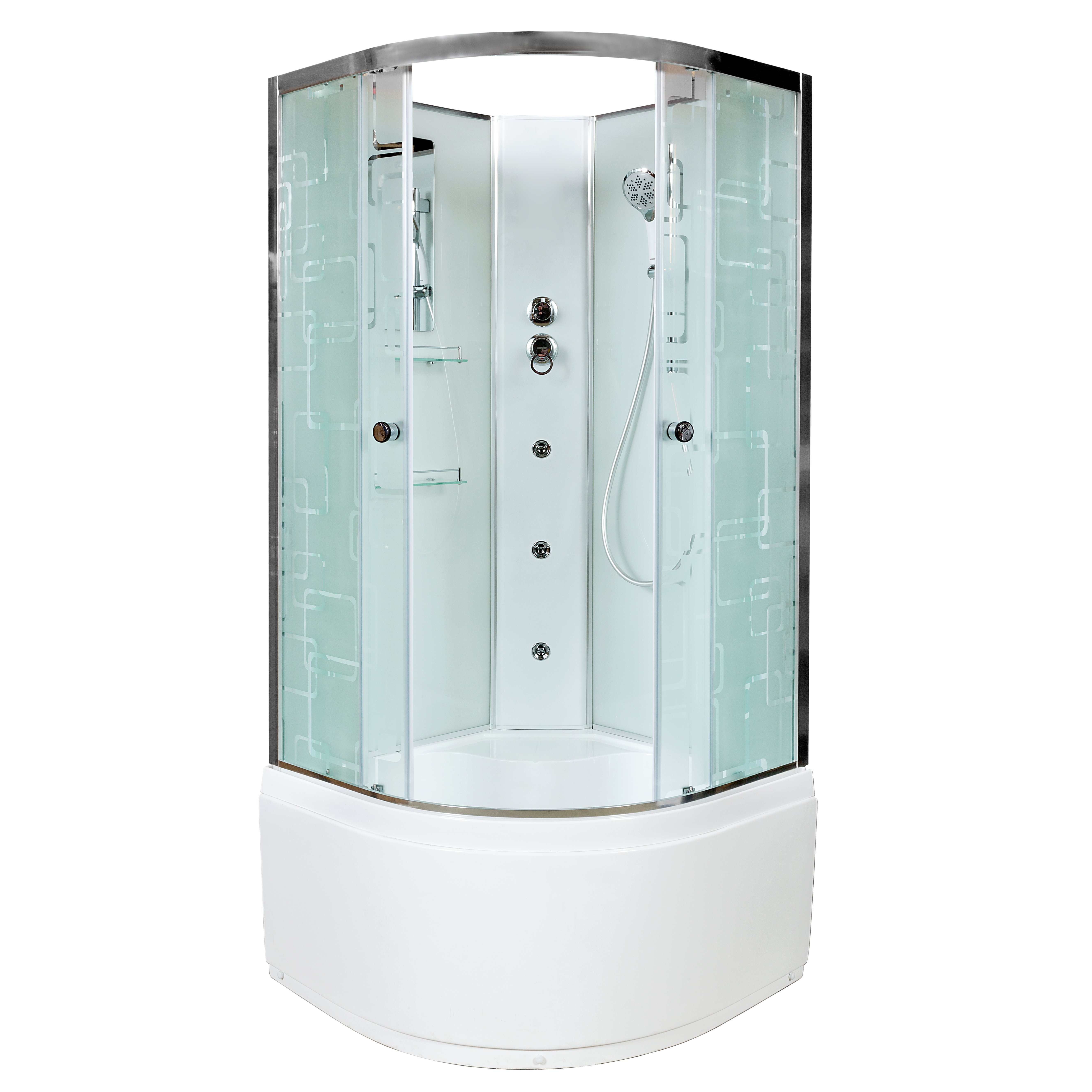 ЕМ2712 L с гм. и эл. Душевая кабина DETO Серия ЕМ ЕМ4590 N с гидромассажем (гм.) - Вид №35