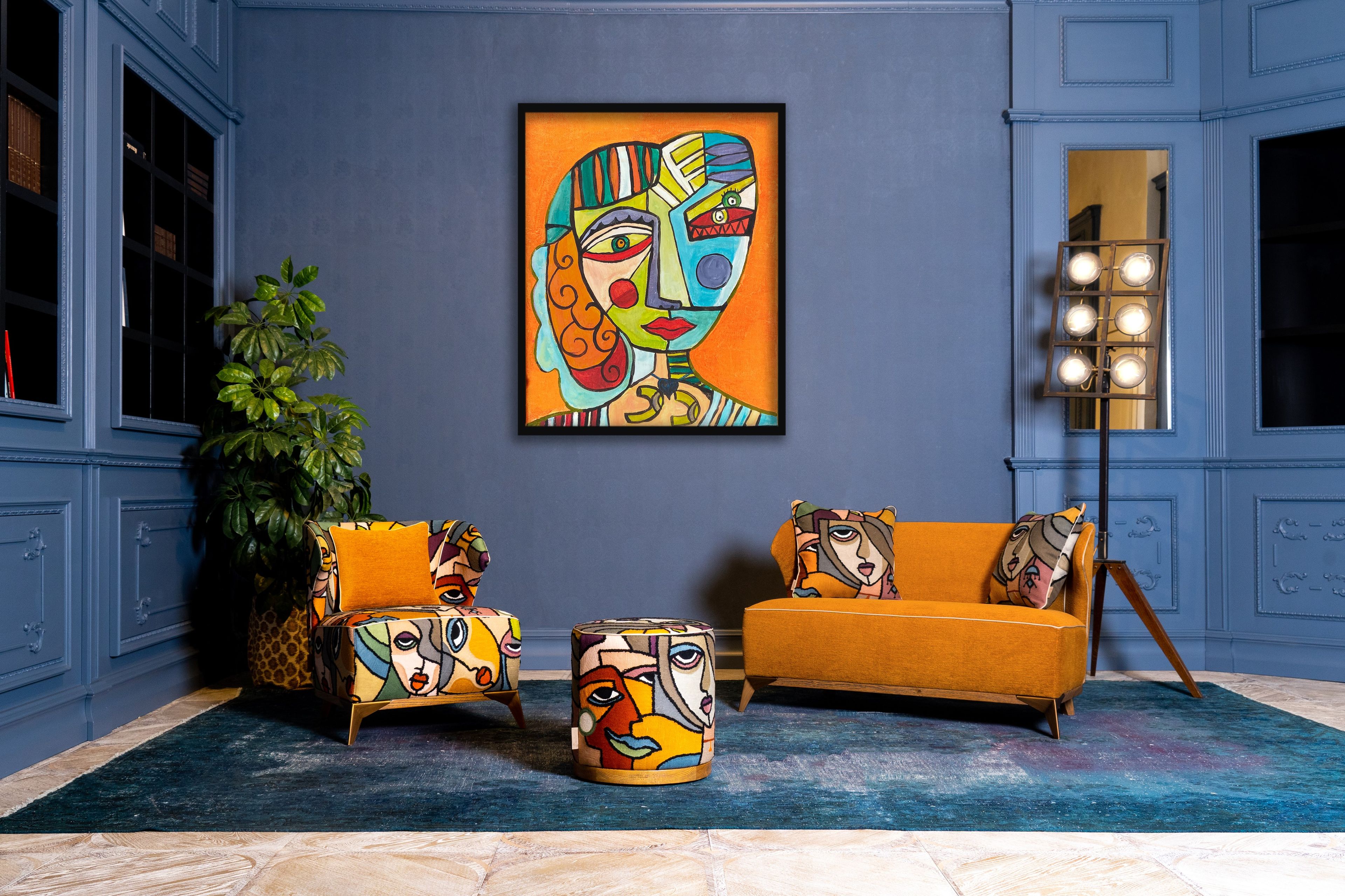 Тканевое кресло с подлокотниками Mantellassi 1926 Agostina ARCH-00022394 - Вид №14