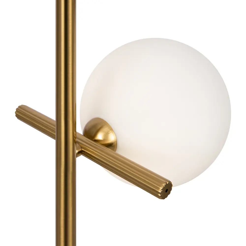 Freya Blossom - подвесной светильник с двумя стеклянными шарами в латунном исполнении 89389955 STLM-1564402 - Вид №4