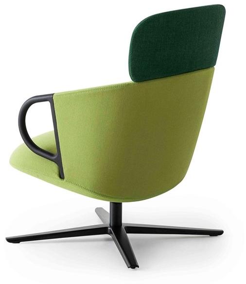 GABER Кресло из ткани с 4 спицами и высокой спинкой Cucaracha 394  - Вид №8