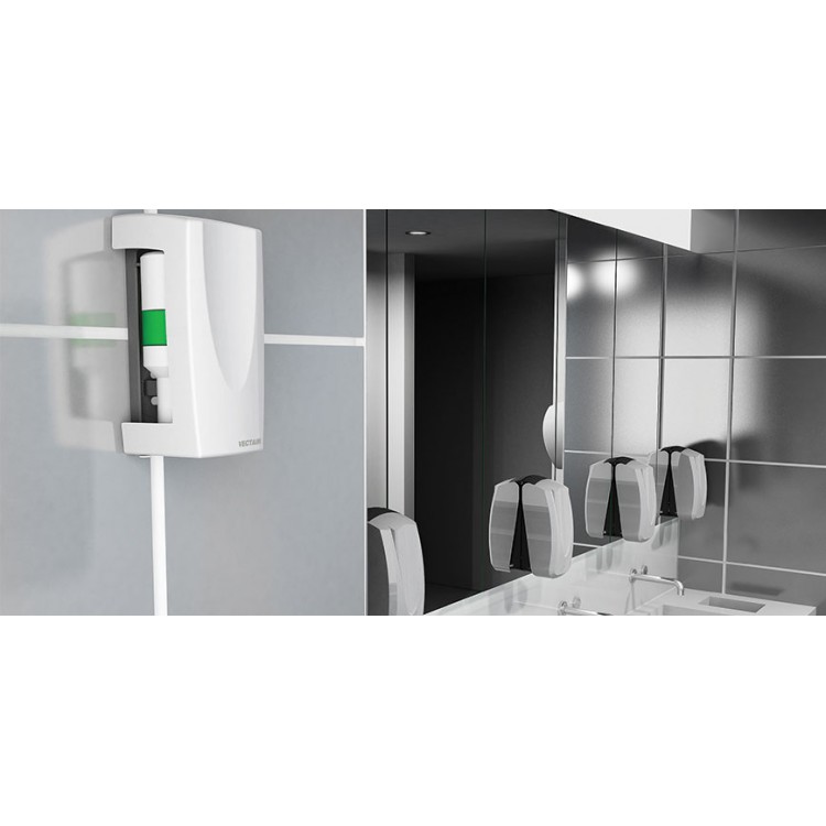 V-SOLID - SWEET PEA &amp; WISTERIA VECTAIR SYSTEMS Автоматический ароматизатор воздуха V-AIR SOLID – Глициния со сладким горохом Белый черный (упаковка)  - Вид №3