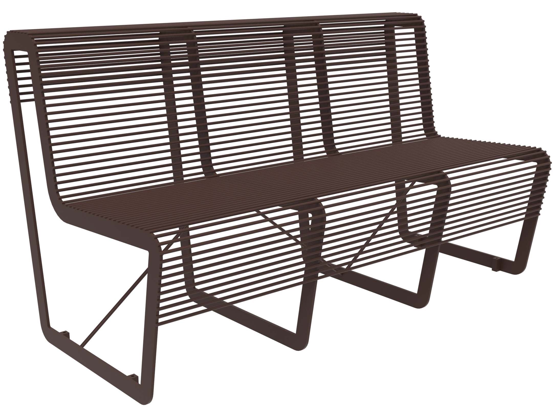 Оцинкованная стальная скамья со спинкой Lazzari Light ARCH-00099033 - Вид №17