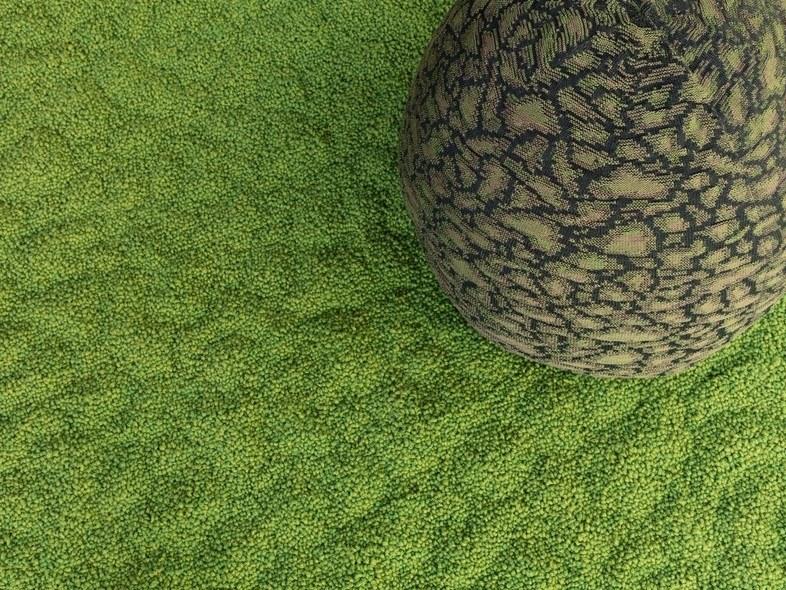 Casalis Однотонный круглый коврик sun-id-1370274 - Вид №3