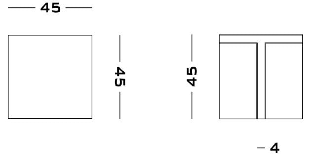 Квадратный журнальный столик Secolo ARRIS ARCH-00040973 - Вид №4