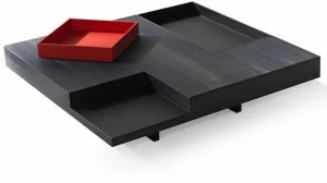 ALBEDO Низкий квадратный деревянный журнальный столик  Ny090lb