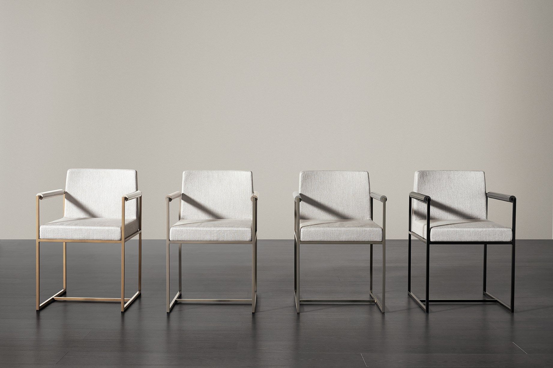 Мягкий тканевый стул с подлокотниками Meridiani Rider ARCH-00006095 - Вид №2