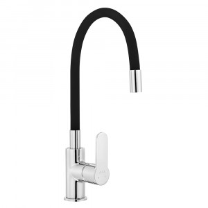 102118109  Смеситель для мойки Nita с гибким изливом - черный