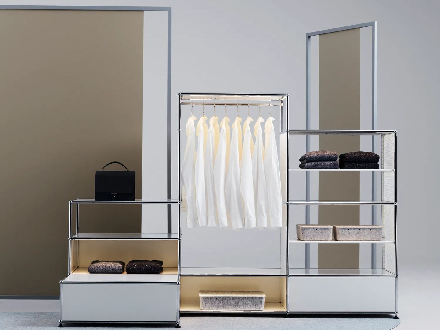 Модульная гардеробная на заказ USM USM Haller E ARCH-00096382 - Вид №2