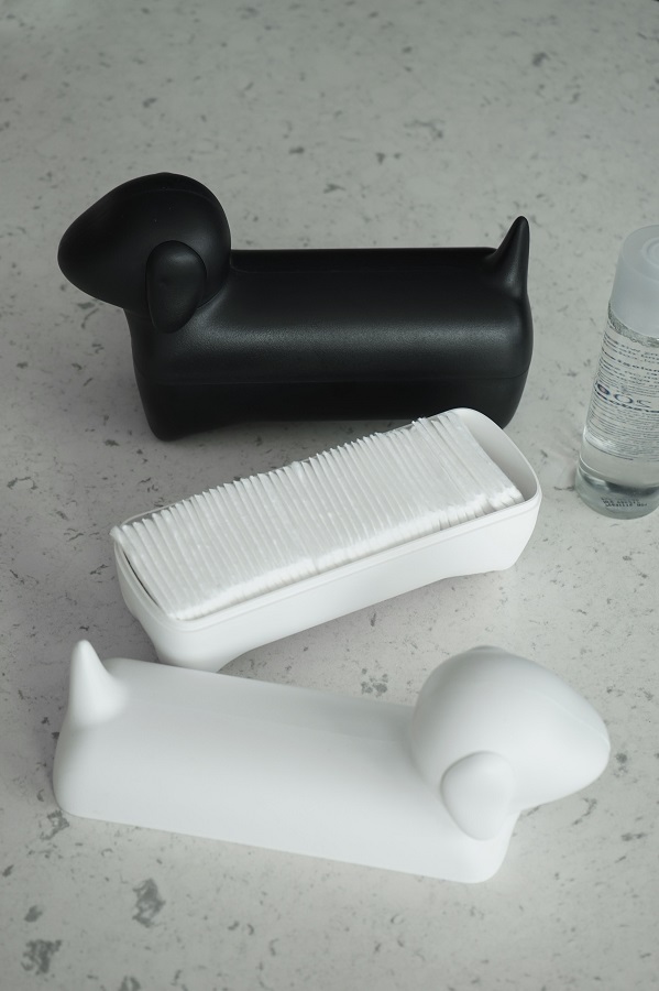 QL10291-WH Коробка для мелочей dacholder, белая Qualy  - Вид №11