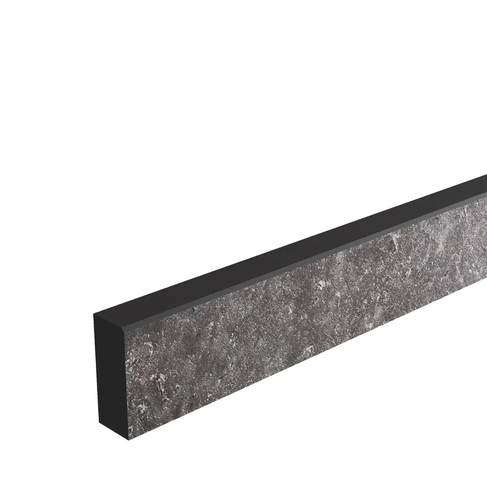 86821783 Комплект плинтусов Вулкано 120x4 см 1 шт 60x4 см 2 шт HPL-пластик цвет коричневый STLM-0873673 Santreyd 