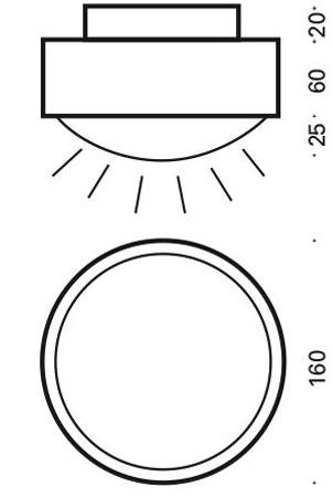 Top Light Потолочный светильник из металла Puk one, plus & turn sun-id-1362717 - Вид №5